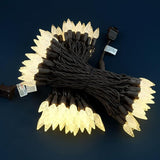 140 Warm White Strawberry One-Piece LED Christmas Lights, Pack of 2 Strands 70 Count 36 ft, High Waterproof UL | Lumora