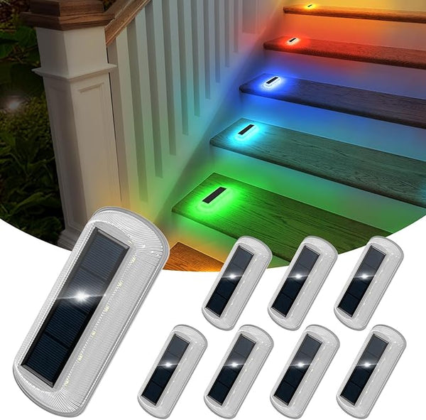T-SUN Solar Deck Lights Outdoor Waterproof, Deck Lights Solar Powered, Driveway Marker Light for Fence Front Door | Lumora