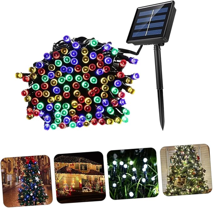 Lurrose 2sets Led Bead Solar String Lights Outdoor Garden Decor for Trees Christmas Wedding | Lumora