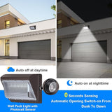 120W LED Wall Pack with Photocell, 5000K 15840LM Dusk to Dawn Lights Security Switch Control Outdoor Wall Light | Lumora