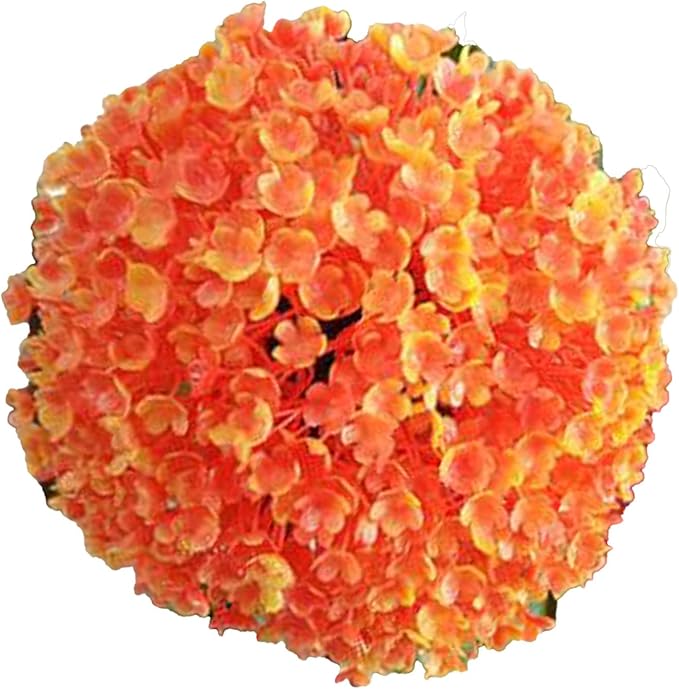 ZJchao Solar Ball Light Outdoor Garden Decorative for Courtyard (Orange)