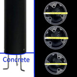 HARRRRD LED Bollard Landscape Lights 25" 10W 5000K 120V-277V Commercial/Residential - Outdoor Security Flood Light | Lumora