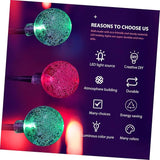 Mipcase 1set Led Solar String Lights Outdoor Decorative Lamp for Garden Patio and Courtyard Bulbs Warm Light | Lumora