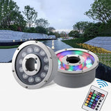 LED Ring Fountain Light - RGB Underwater Light, 12/24V Submersible Underwater Landscape - Outdoor Path Light | Lumora