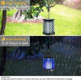 EOYIZW Solar Lights Outdoor, 99 LEDs Flickering Flame Lantern for Garden Decor- 2 Pack Waterproof Solar Garden | Lumora
