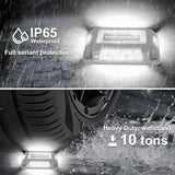 Solar Deck Lights Driveway Dock Lights- 8 Packs Waterproof 1200mAh Solar Powered Outdoor LED Aluminum Dock Lighting | Lumora