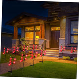 VICASKY Led Lights for Outside Decorative Garden Stake Lights Auto Off Solar Pathway Lamp Apple Shape Ground Stake | Lumora
