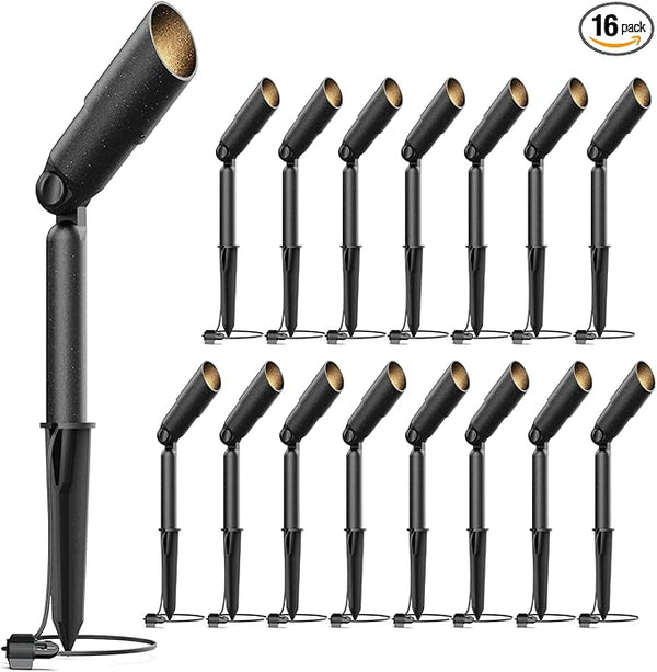 VENUS MANUFACTURING 16 Pack Low Voltage LED Spotlight 12V Outdoor Spot Lights Landscape Lighting 3 Watt 3000K Warm | Lumora