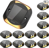 Quntis Solar Driveway Lights Outdoor Waterproof 12 Pack, LED Solar Deck Lights Dock Lighting, Dusk to Dawn Fast | Lumora