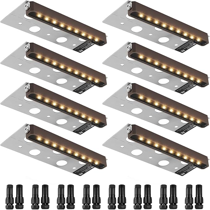 VEVOR LED Hardscape Lighting, 6.8 Inch Retaining Wall Lights, 3W 12V-24V AC/DC Low Voltage Paver Light, IP68 | Lumora