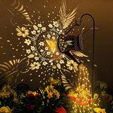 Solar Watering Can Outdoor Lights Garden Decor,Hummingbird Hanging Lantern Waterproof Landscape Lights Outside | Lumora