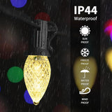 Brightown Commercial 1000 FT C9/E17 Christmas Light Sockets Set Spool Black - Outdoor Security Flood Light | Lumora