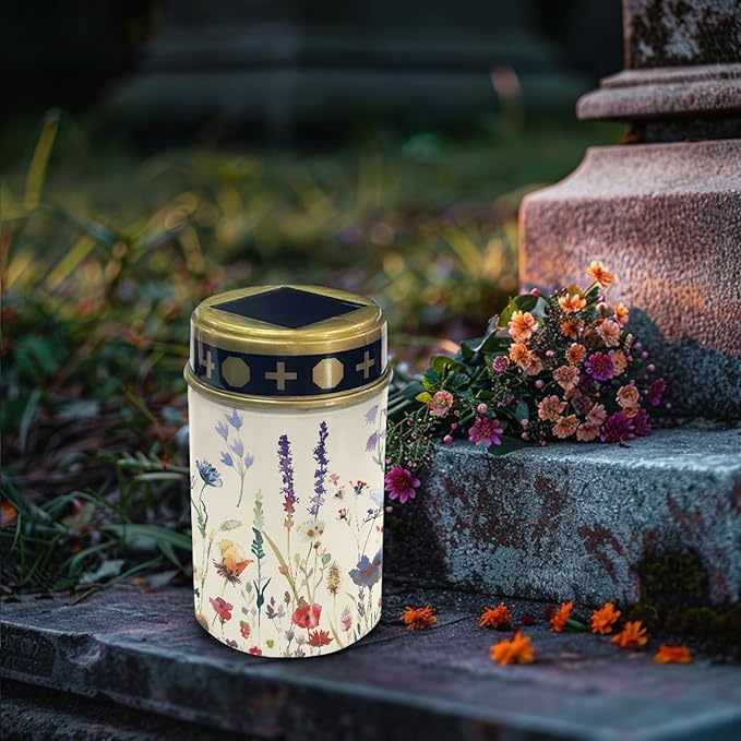 Floral Solar Pathway Lights Waterproof Solar Outdoor Lights,Solar Stake Lights Solar Lantern Solar Garden Lights Spotlights Fairy Lights,Wall Light Auto On/Off