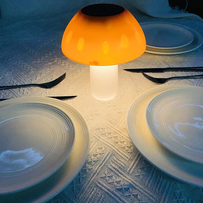 Solar Mushroom Lights Outdoor Ground Waterproof Solar LED Light Sensor Landscape Night Light for | Lumora