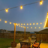 Aialun 24FT LED Outdoor String Lights, Outside Patio Backyard Light with S14 2700K Shatterproof Edison Bulbs | Lumora