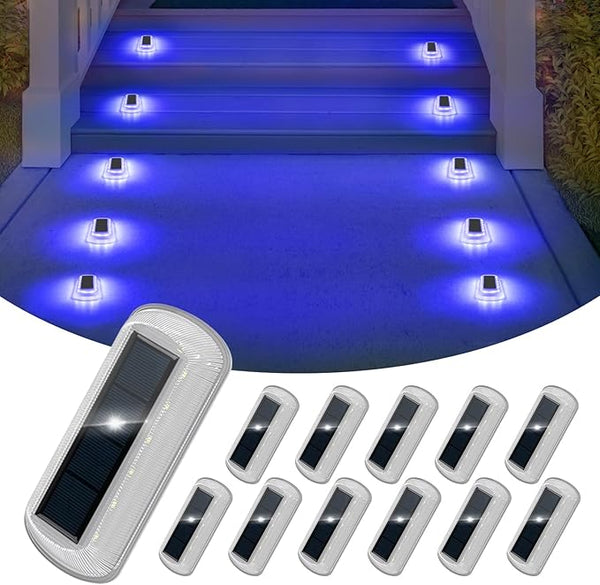 T-SUN Solar Deck Lights Outdoor Waterproof, Deck Lights Solar Powered, Driveway Marker Light for Fence Front Door | Lumora