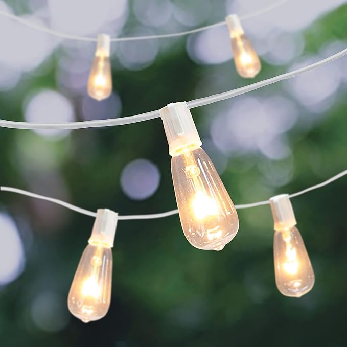 Ashland 10ct. Edison String Lights with White Cord