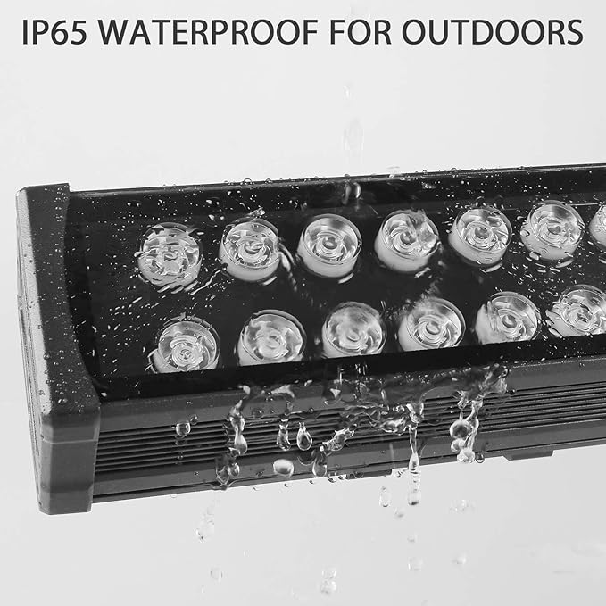 72W Linear Light, 39.5in Wall Washer Light, Linear bar Lamp for Wall, Bridge, Landscape Lighting and Billboard Lighting, Super Bright 7200 Lumens, 3000K Warm White