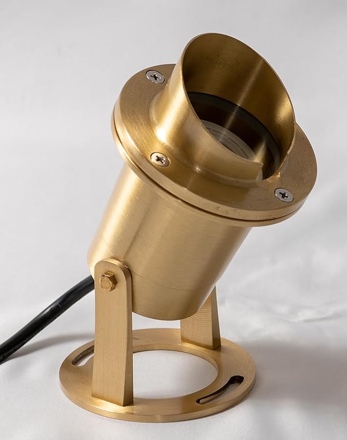 Waterproof Underwater Light 175 Solid Brass 7WMR16 LED Bulb Pond Submersible Waterfall Pool Fountain Light for | Lumora