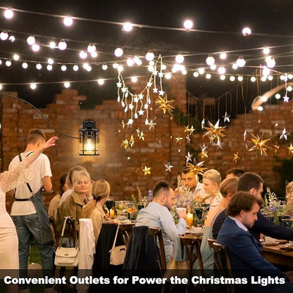OKELI Retro Industrial Brown Outdoor Wall Lights with GFCI Outlet - Dusk to Dawn & Motion Sensor Porch Light, 3 Modes, Waterproof Anti-Rust Exterior Sconce for Porch,Garage, Patio, House