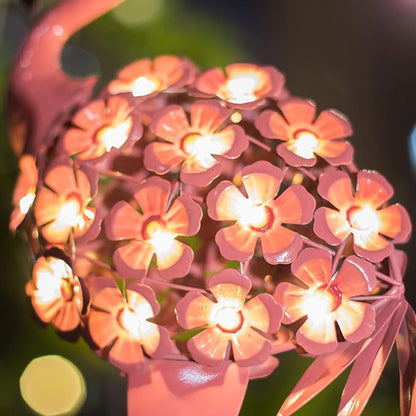 Homeimpro Garden Solar Lights Flamingo Yard Decor Gifts for Women Outdoor Decorations Stake Lights, Waterproof Warm White 27 LED for Lawn,Patio, Courtyard, for Mom Grandma