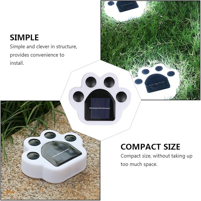 2pcs Solar-Powered Garden Solar Lights Outdoor Lawn Decor LED In-ground Landscape Lighting for Patio Yard Pathway | Lumora