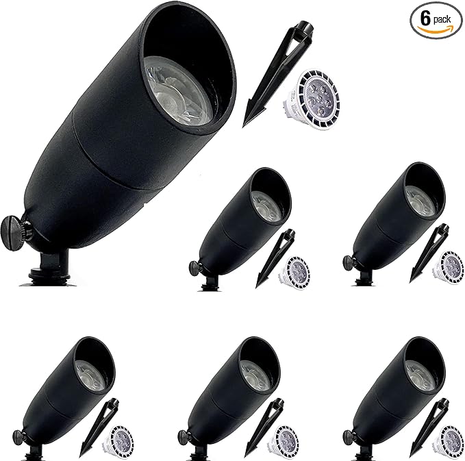 LED Spot Lights Outdoor 7W LED Landscape Light 111 - Solid Aluminum Metal Wall Light Security Lighting LED Yard | Lumora