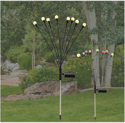 LED Solar Garden Lamp: Magical and Long-Lasting Outdoor Colors (6, Multicolor)