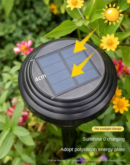 QUQUQ Solar Pathway Lights Bright Solar Path Lights Outside Waterproof Walkway Landscape Light Yard Patio Decor