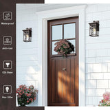 zeyu 12 Inch Patio Wall Light Fixture, 2 Pack Outdoor Modern Wall Lights, Die-Cast Aluminum, Oil Rubbed Bronze | Lumora