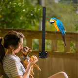 Angoily 4pcs Outdoor String Light Pole Support Rod Bird Feeder Stand for Terrace Fence | Lumora