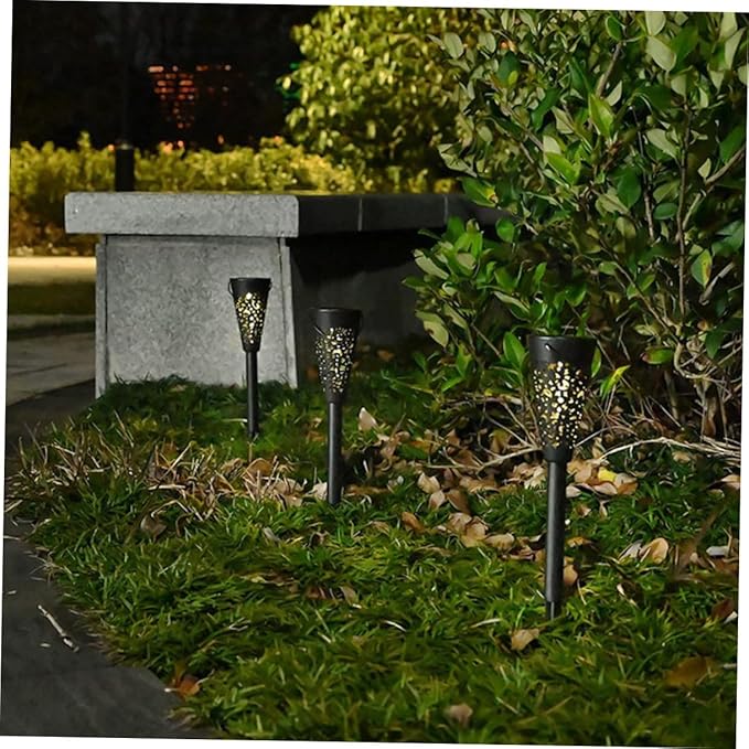 Uonlytech Solar Garden Path Lights Waterproof Outdoor Solar Lights for Yard Lawn for Patio Lawn Garden Decor