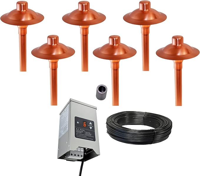 CS6100P-LED Professional Series 6-Light Landscape Lighting System
