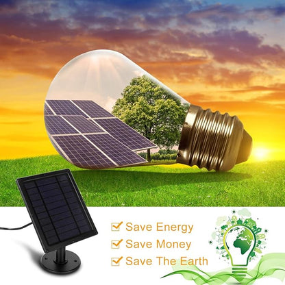 Fule Solar String Lights,S14 LED Outdoor String Light 48FT Heavy Duty,15 Hanging Sockets,1W Plastic Vantage Bulbs,Create Ambiance for Backyard Party Decoration/Cafe/Garden/Patio