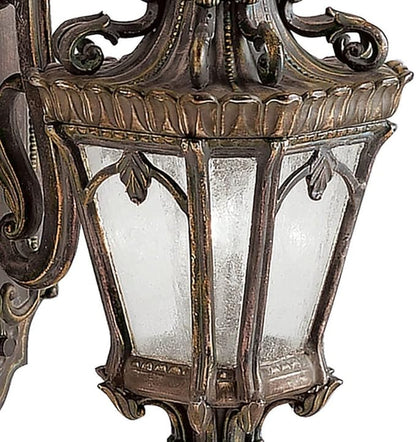 Kichler Tournai 24" 2 Light Outdoor Wall Light with Clear Seeded Glass in Londonderry