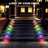 pearlstar 24 Pack Waterproof Led Solar Step Lights,Color Changing Light up Swimming Pool Accessories Night | Lumora