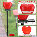 12 Pack Valentine‘s Day Solar Lights, Heart Waterproof Solar Lights for Yard, Landscape Garden LED Heart Light | Lumora