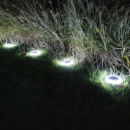 20 Lumens Colorized Solar Ground Lights,Solar Pool Lights with Mutiple Color Functions for Pool Area, Pathway, Patio, Yard, Path, Lawn and Garden