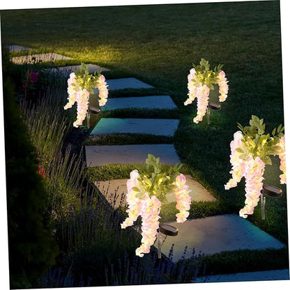 Flower Shape Solar Pathway Light Solar Garden Lights Led Yard Decorative Lamp