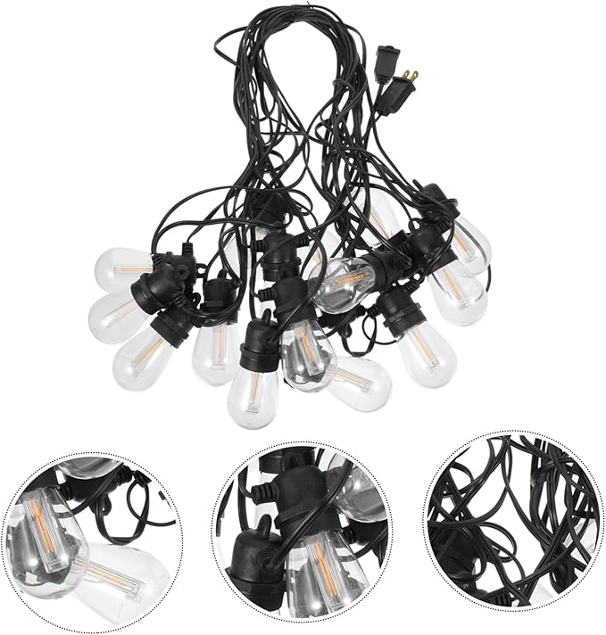 15m Led Camping String Lights Outdoor String Lamp LEDs Wear-Resistant Tent Light for Garden Patio and Festive | Lumora