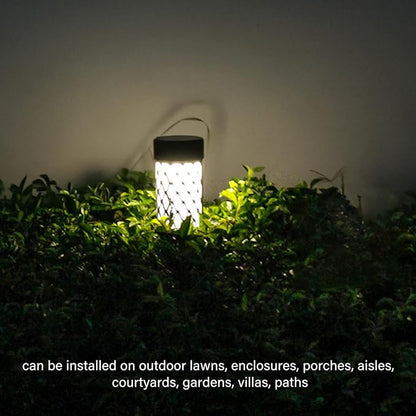 Tyenaza Solar Landscape Light, Outdoor LED Solar Garden Lamp - Waterproof Solar Pathway Lights for Patio Lawn Path - Decorative Solar Lights