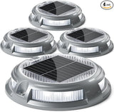 SIEDiNLAR Solar Driveway Lights Outdoor 16 LEDs 9 Modes, Dock Markers Deck Lights Waterproof Warning for Driveway | Lumora
