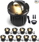 Gardenreet LED Well Lights Low Voltage - Brass In-Ground Weatherproof 12V Ip65 Lighting - Outdoor Path Light | Lumora