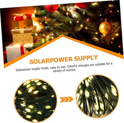 UPKOCH 4.5v Outdoor Solar Led Light Strip Cuttable String Lights for Decorative Lighting for Garden Home Shop