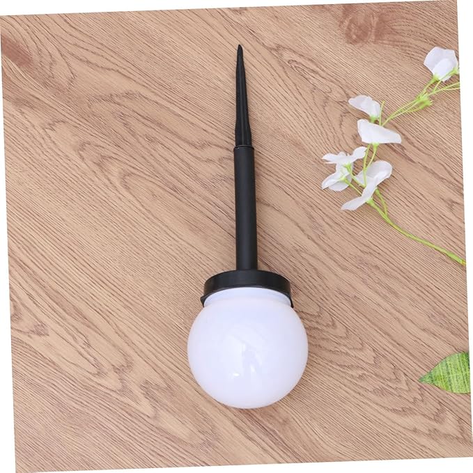 4pcs Solar Lawn Lights Warm White Garden Path Ground Plug Outdoor Waterproof Courtyard Landscape Lighting