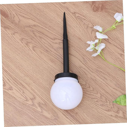 4pcs Solar Lawn Lights Warm White Garden Path Ground Plug Outdoor Waterproof Courtyard Landscape Lighting