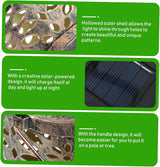 LIFKOME Solar Hollowed Pendant Light Solar Energy Lamp for Outdoor Decor Delicate - Garden Figurine Light | Lumora