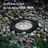 LEONLITE Dia. 4 Inch 5CCT Well Lights Landscape LED In Ground, 5 Color Temperature Selectable, 12-24V AC/DC CRI90 | Lumora