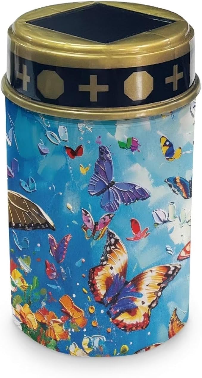 Solar Garden Lights,Butterfly Solar Lights Outdoor Waterproof, Auto On/Off, Pathway Solar Lights for Outside Yard Patio Walkway Driveway Landscape Lawn Decorations