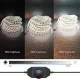 100FT(2 Rolls of 50FT) Flat Rope Lights, Outdoor LED Rope Lighting Waterproof(Not for Dimmer & Adapter), White | Lumora